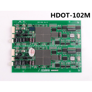 HDOT-102M Duplex LOP Display Board for Hyundai Elevators